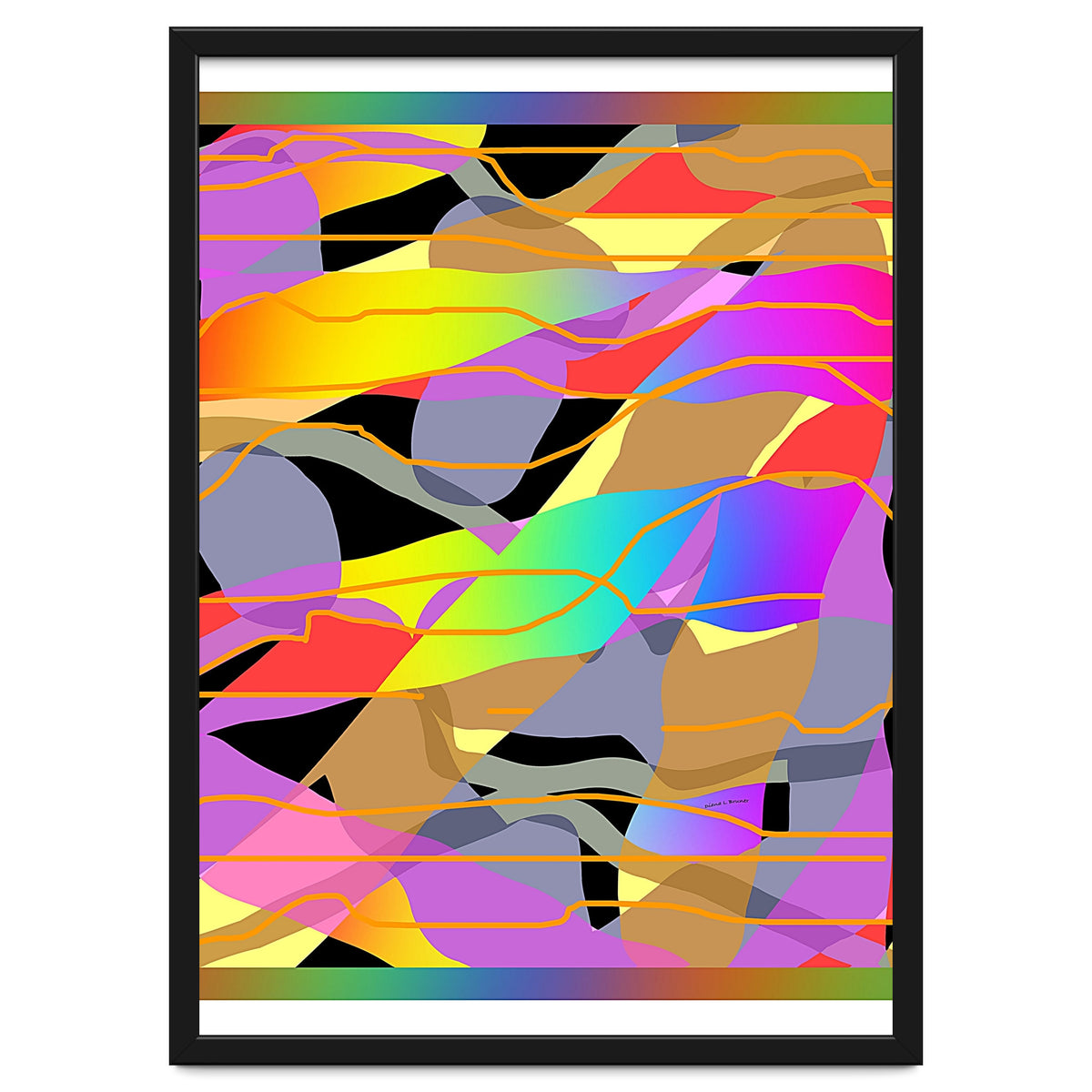 ABSTRACT COLOR BANDS