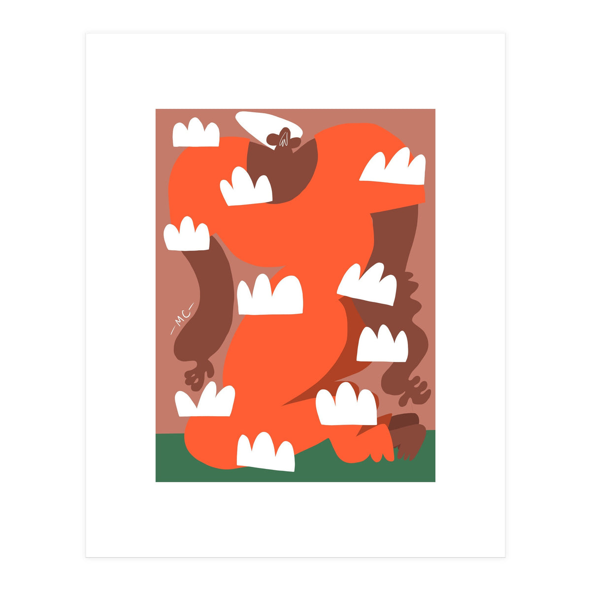 Head In The Clouds And Feet On Earth (Print Only)