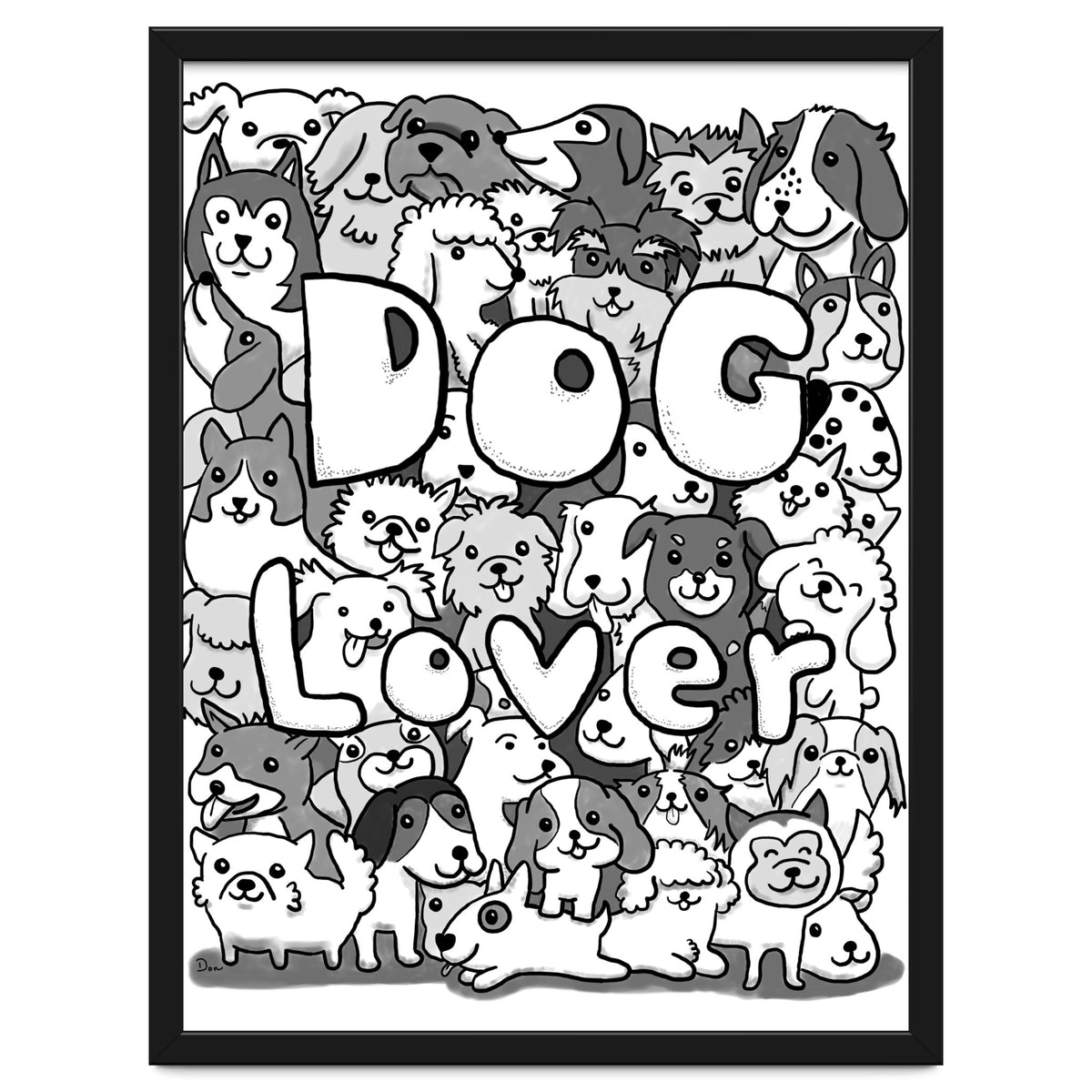 Doodle 72:  Dog Lover