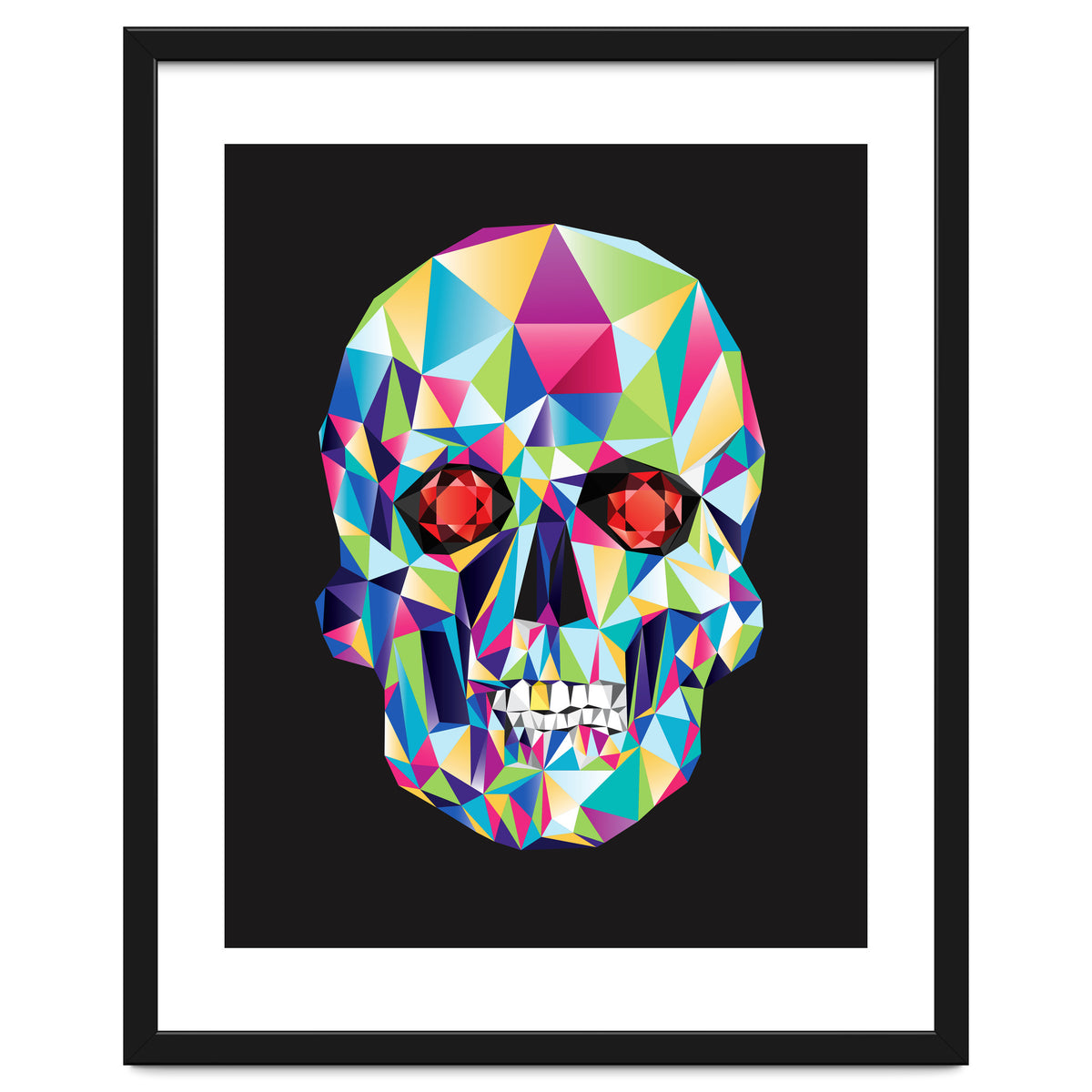 Geometric Candy Skull