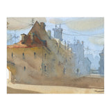 Old Town Warsaw. Watercolor painting. (Print Only) thumbnail