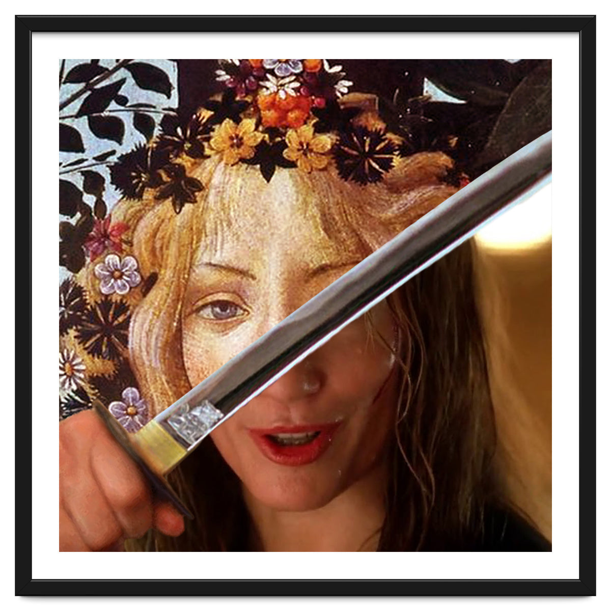 Botticelli's Flora & Black Mamba In Kill Bill