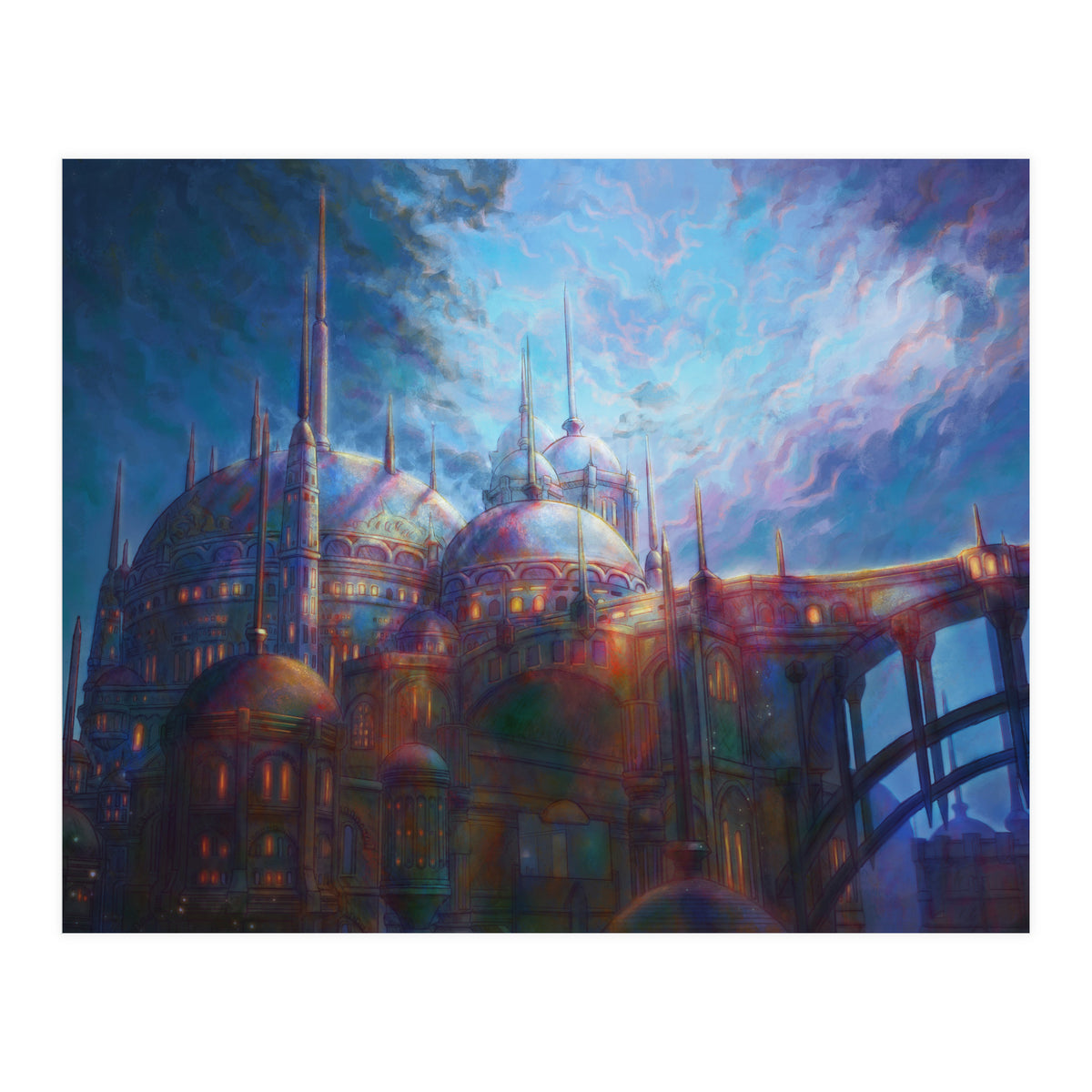 Ul'dah At Night (Print Only)
