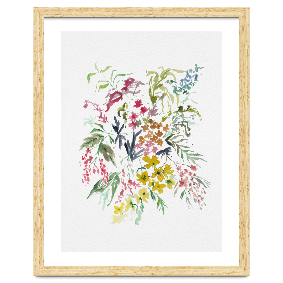 Autumn Bush Watercolour