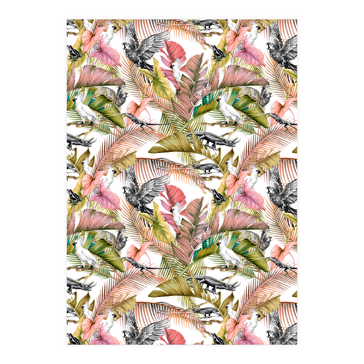 Paradise in the pink jungle (Print Only)