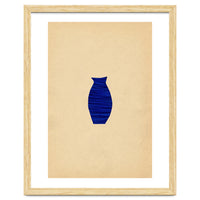 Ultramarine minimalist vase