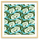 Summer Variegated Monstera | Rainforest Jungle botanical Plants Illustration | Boho Tropical Nature thumbnail