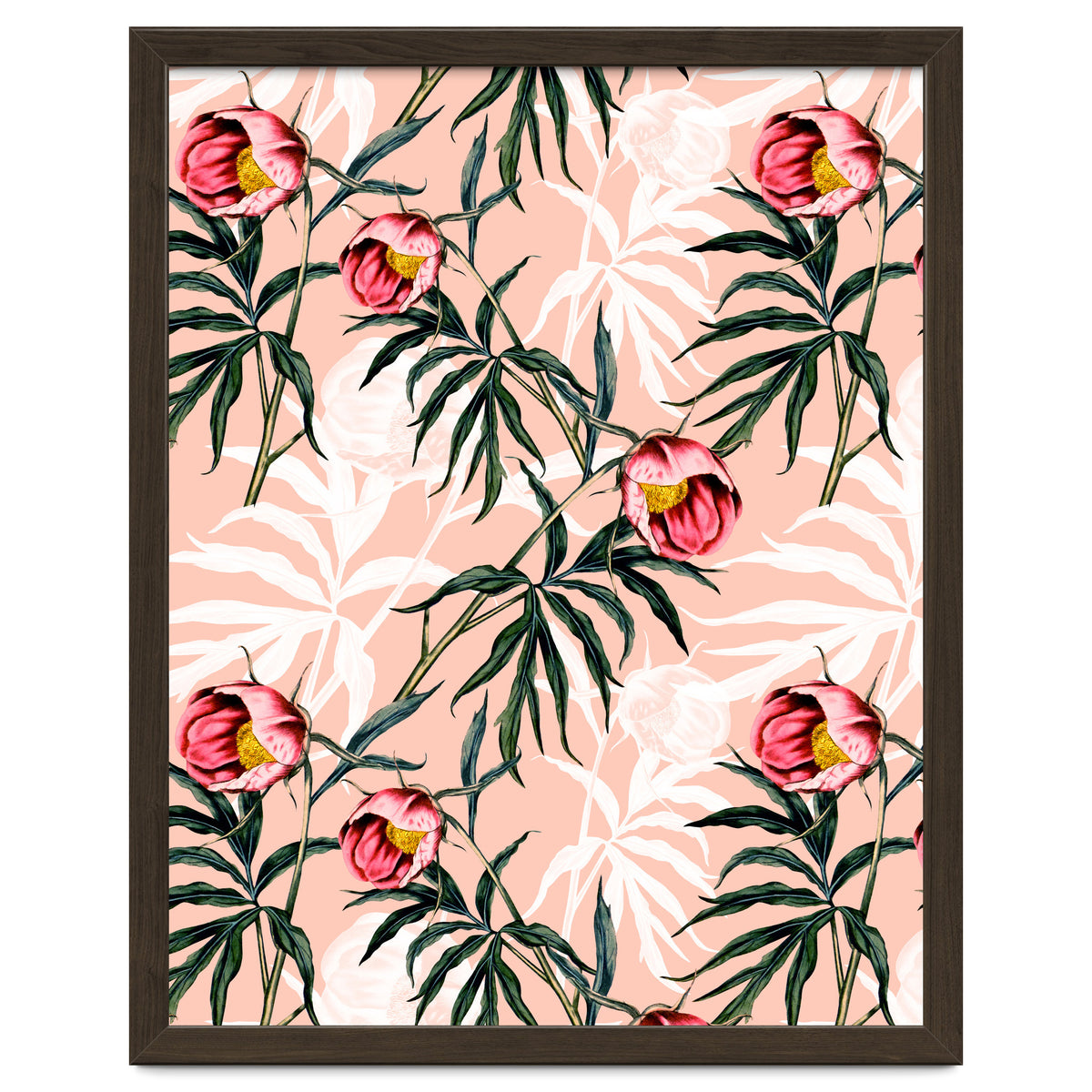 Flowery blooming pink