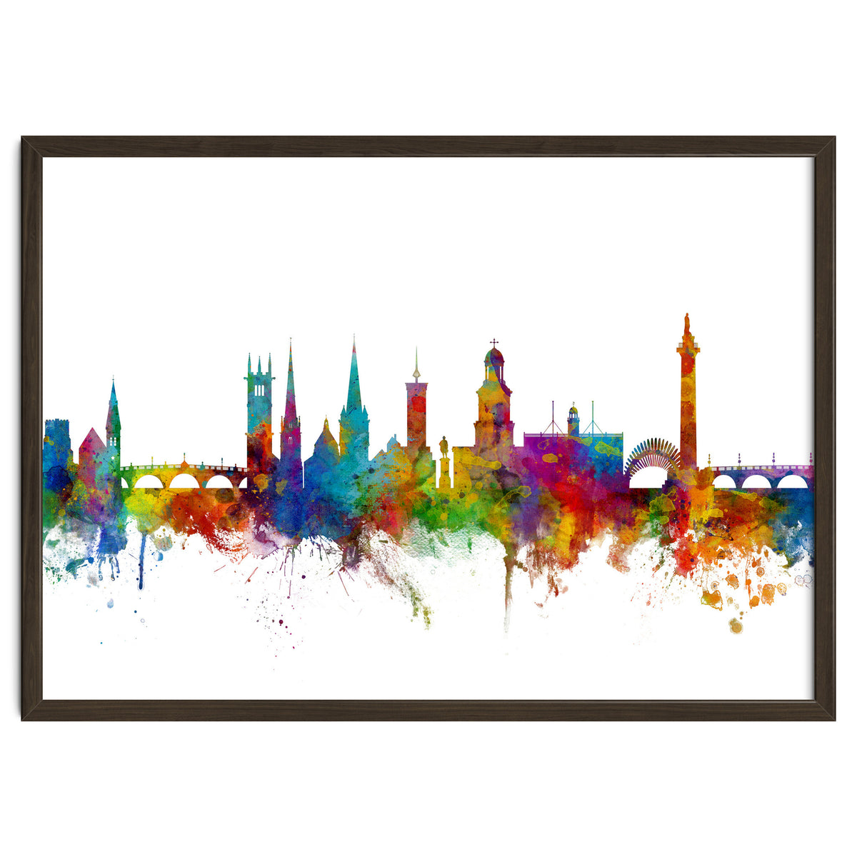 Shrewsbury England Skyline