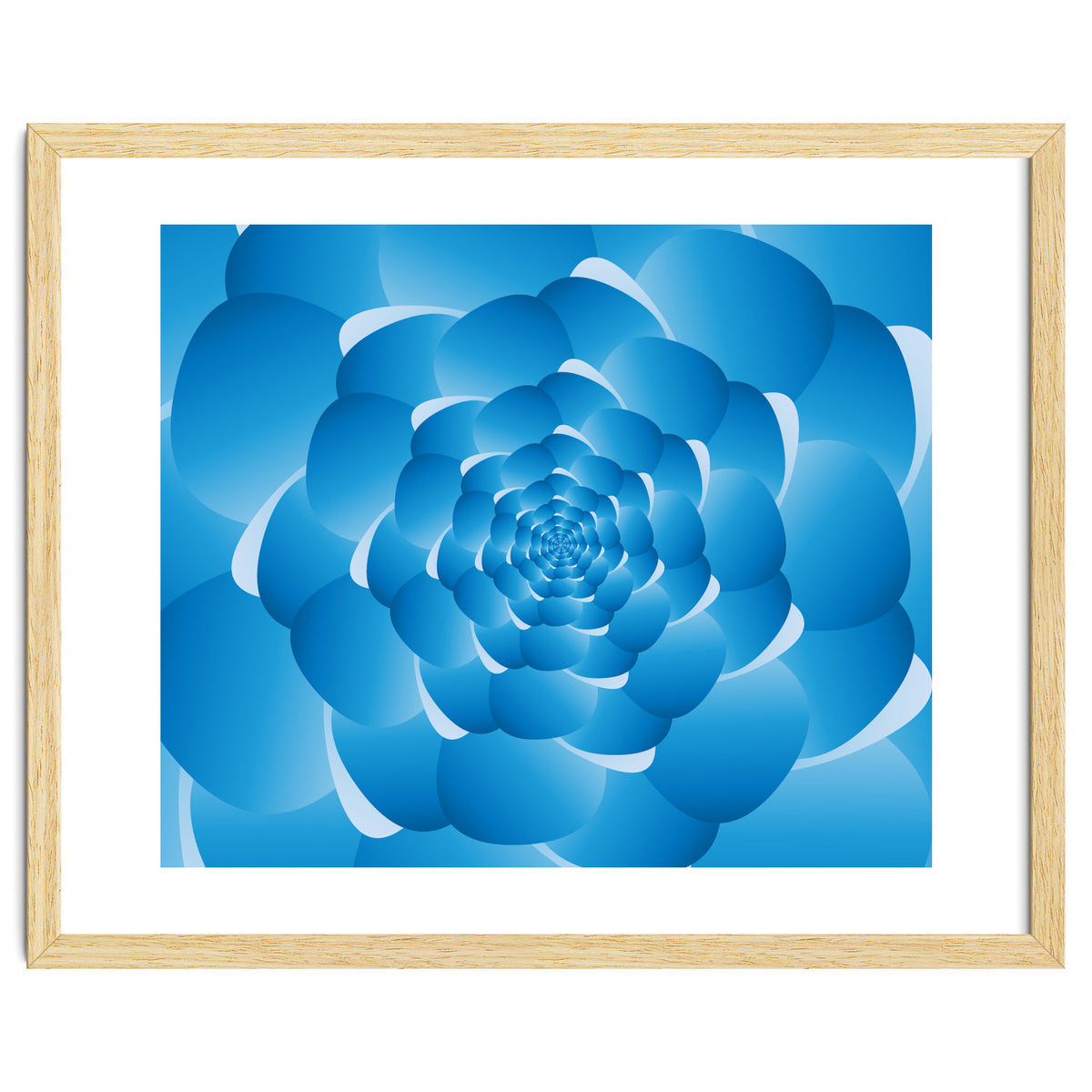 Sky Cloud Spiral Blue Spiral