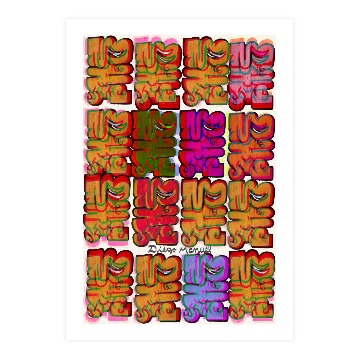 Graffitis 2021 Tapiz 135 (Print Only)