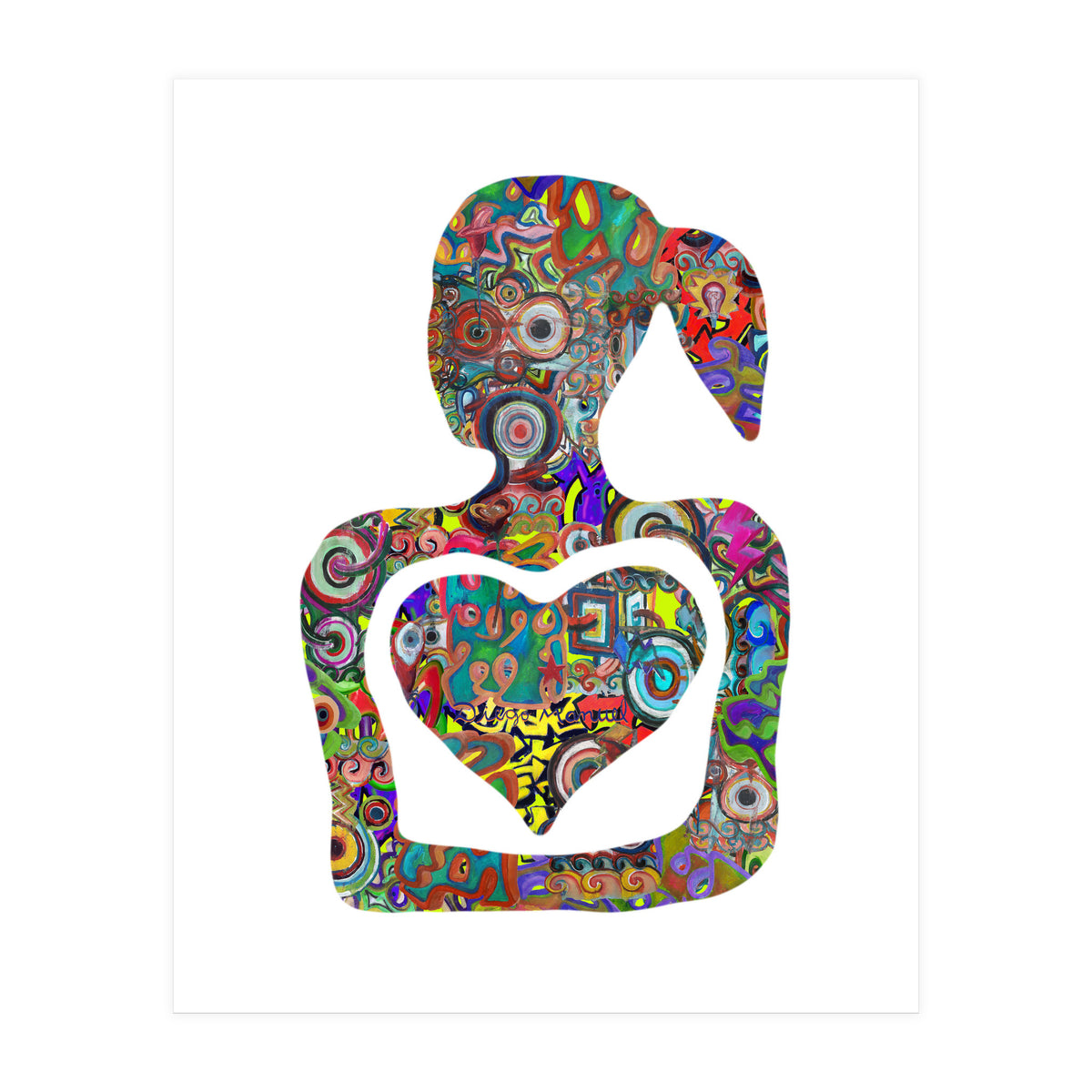 Mujer Digital 3 12  (Print Only)