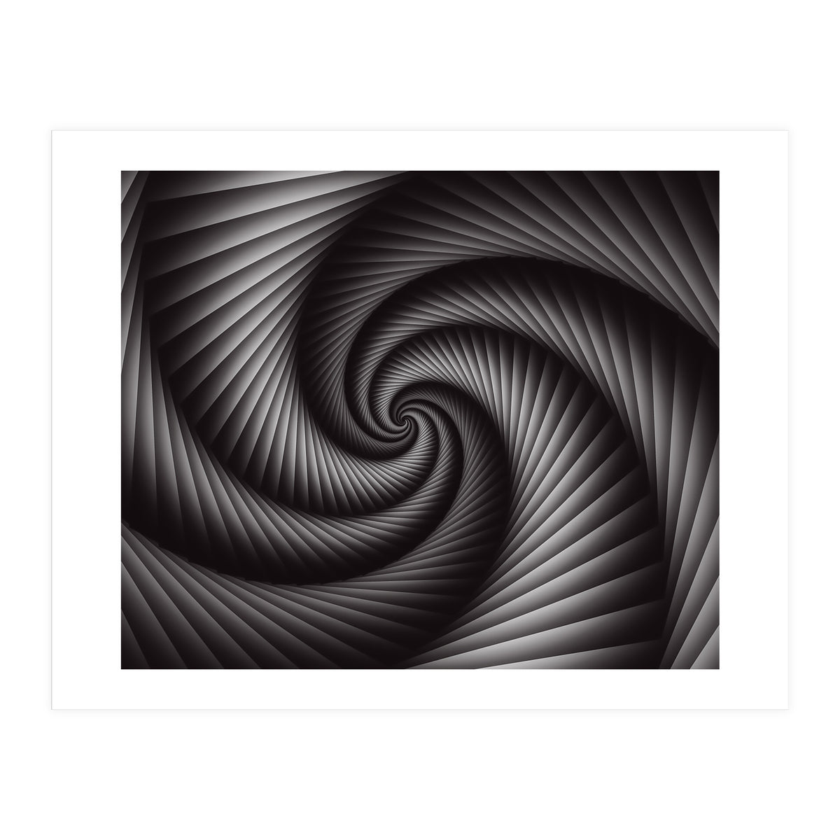 3d Abstract Spiral  (Print Only)