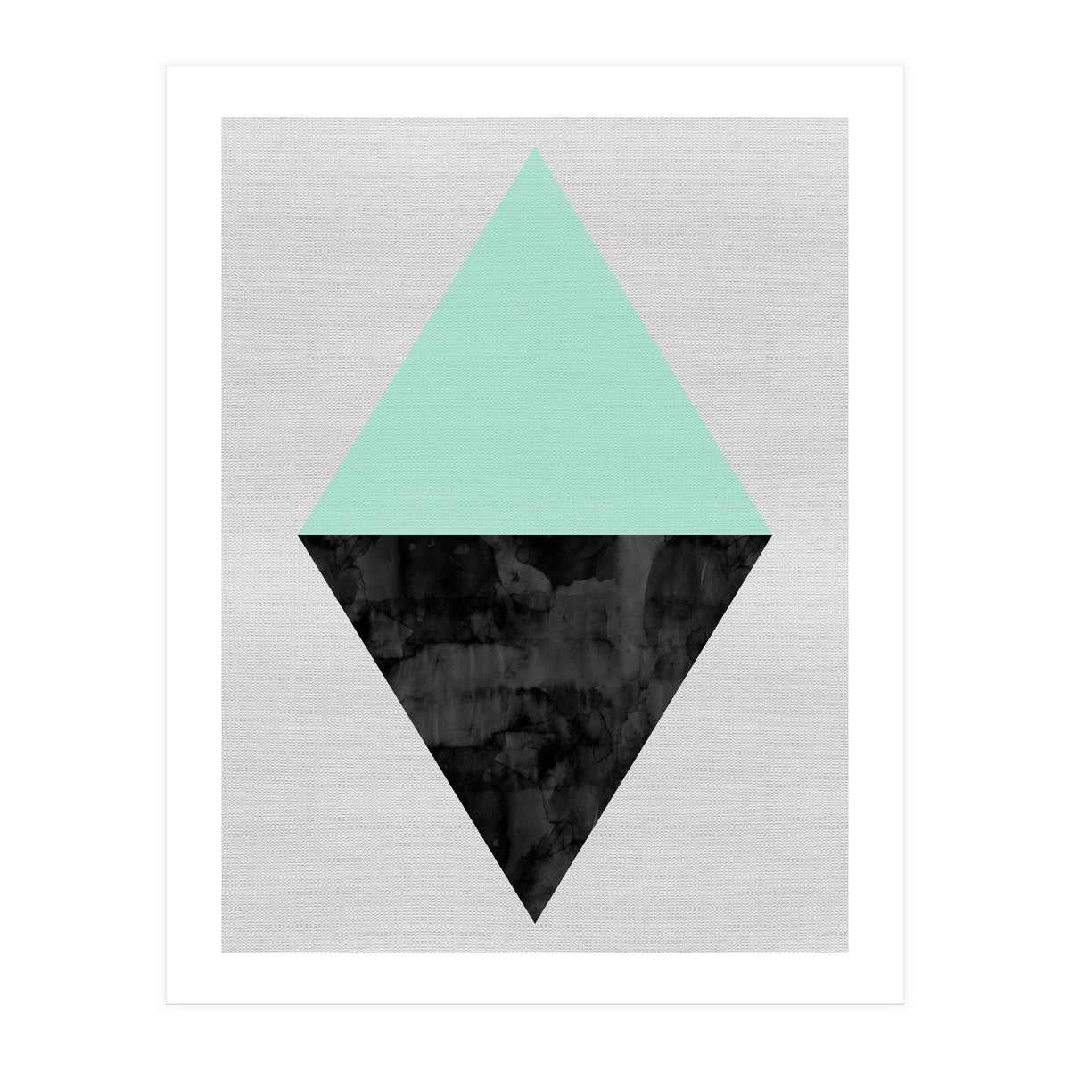 Geometric Watercolor III (Print Only)