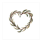 Olive branch heart (Print Only) thumbnail