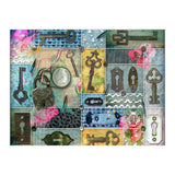 Vintage Key Collage (Print Only) thumbnail