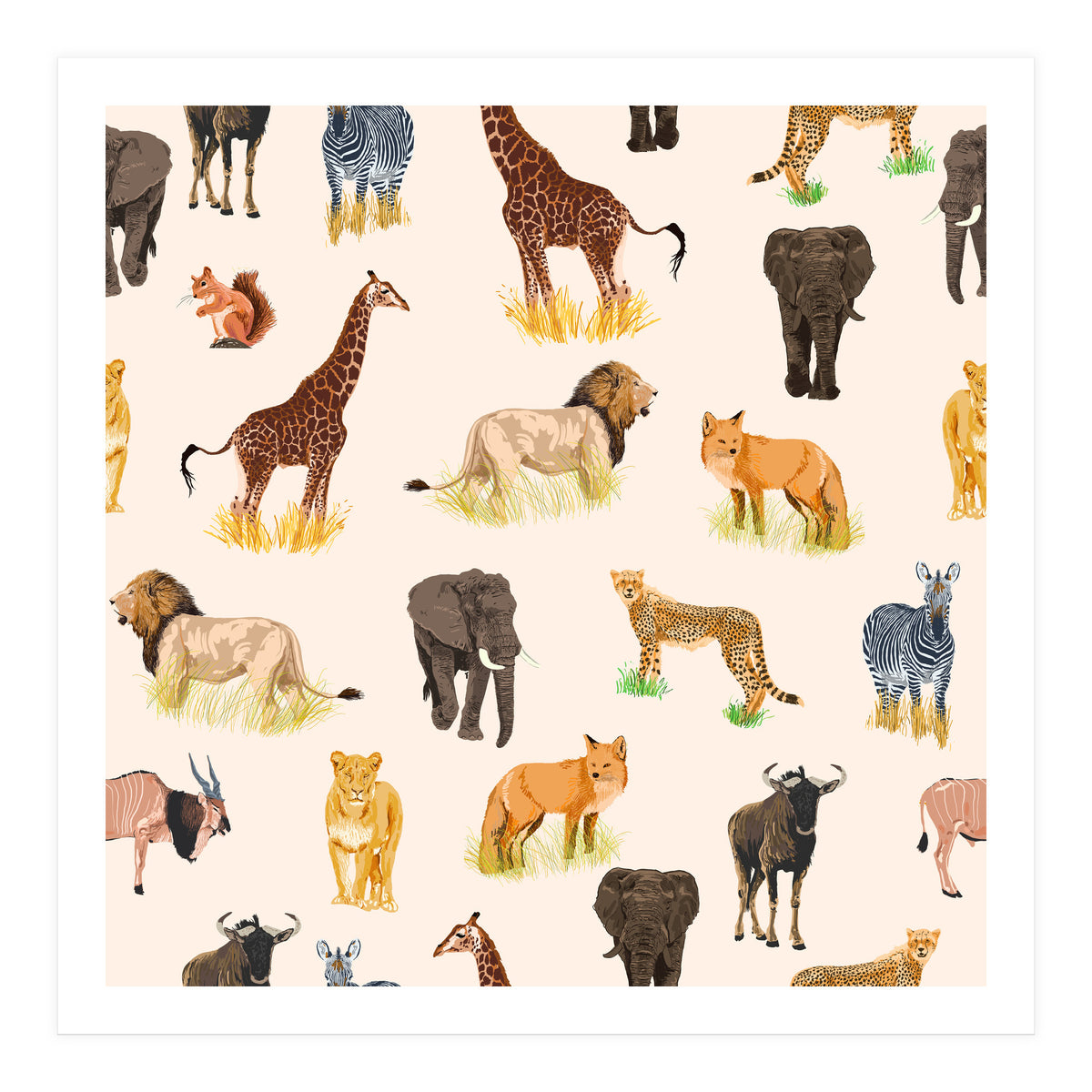 Animal Pattern (Print Only)