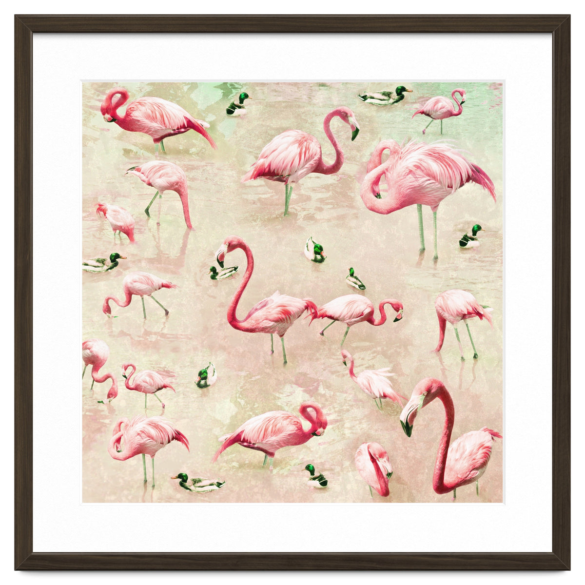 Flamingos Vintage Pink