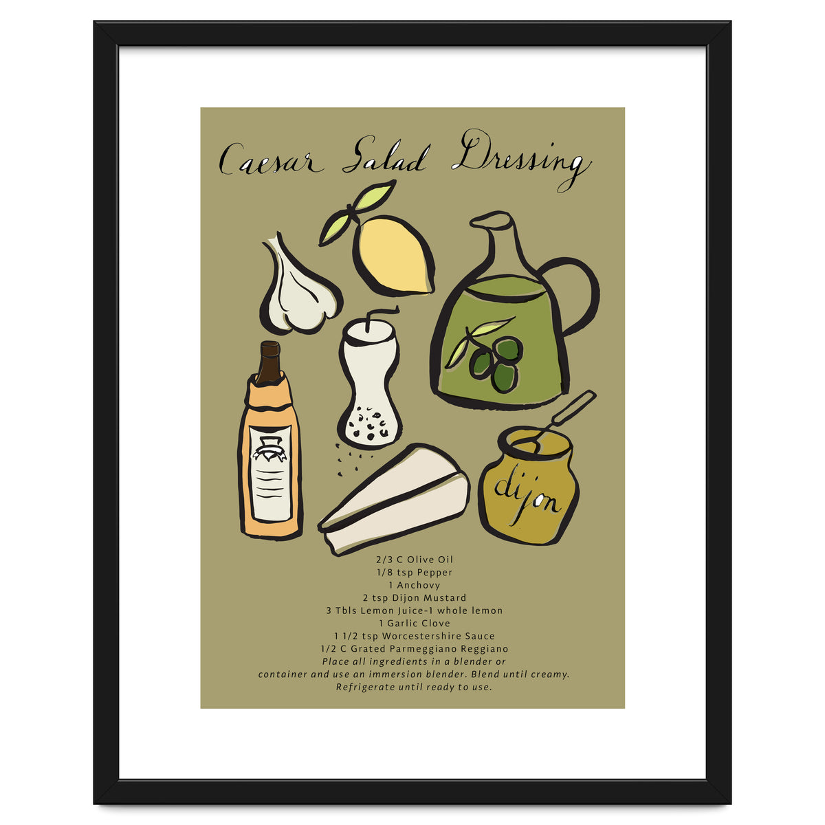 Caesar Salad Dressing Recipe