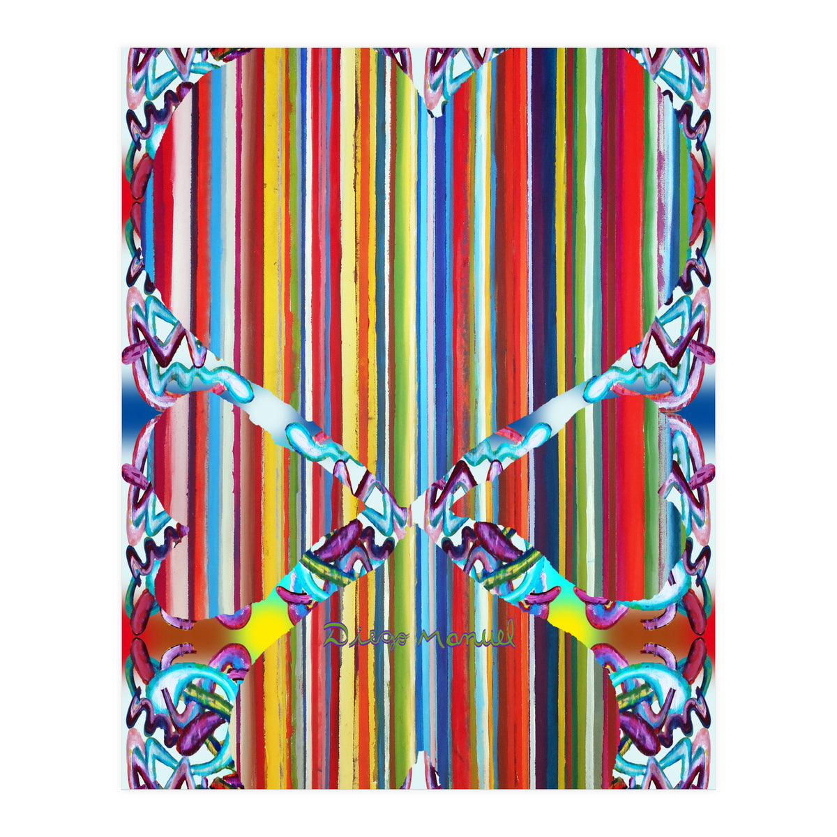 4 Corazones Tapiz 4 (Print Only)