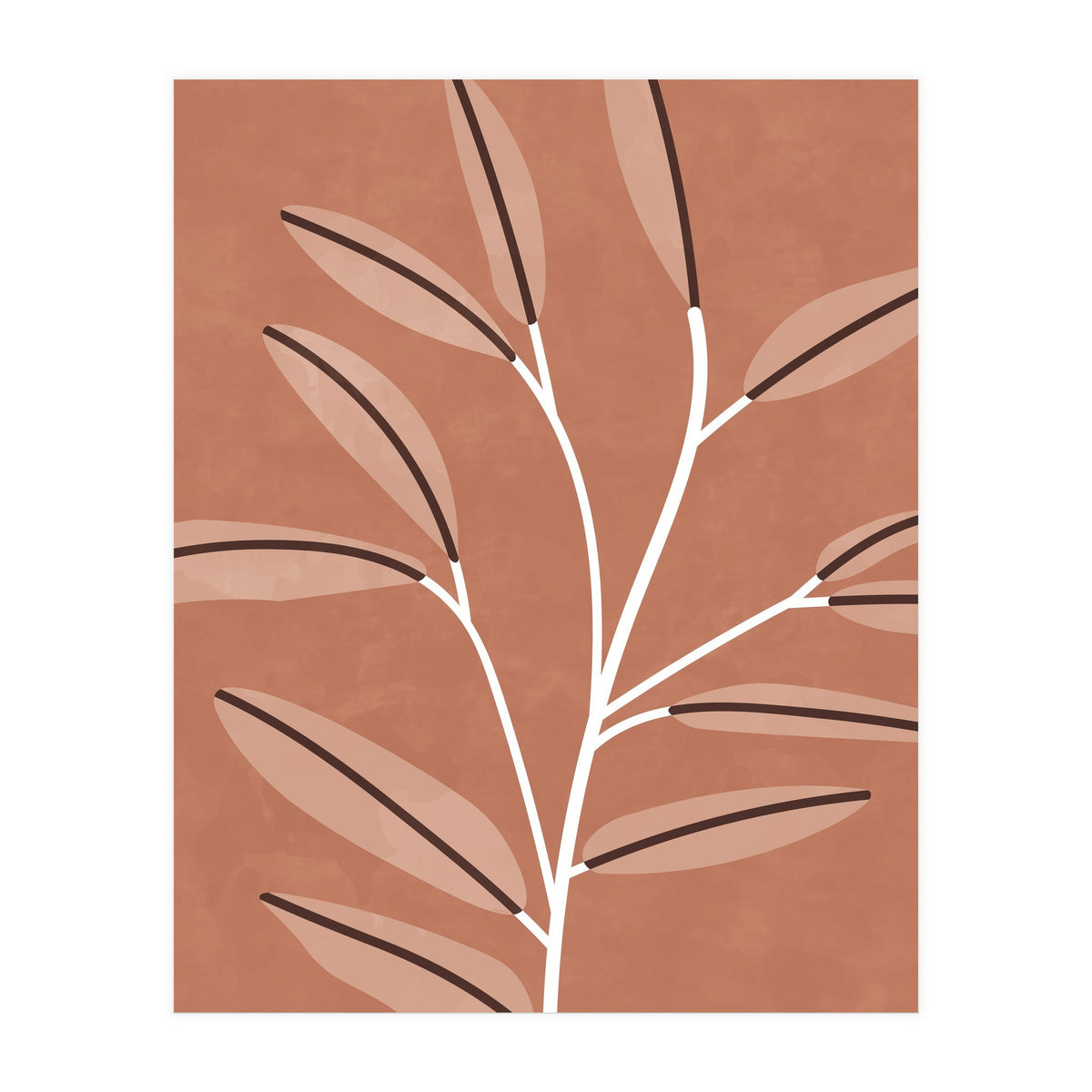 Mid Century Modern Plant (Print Only)