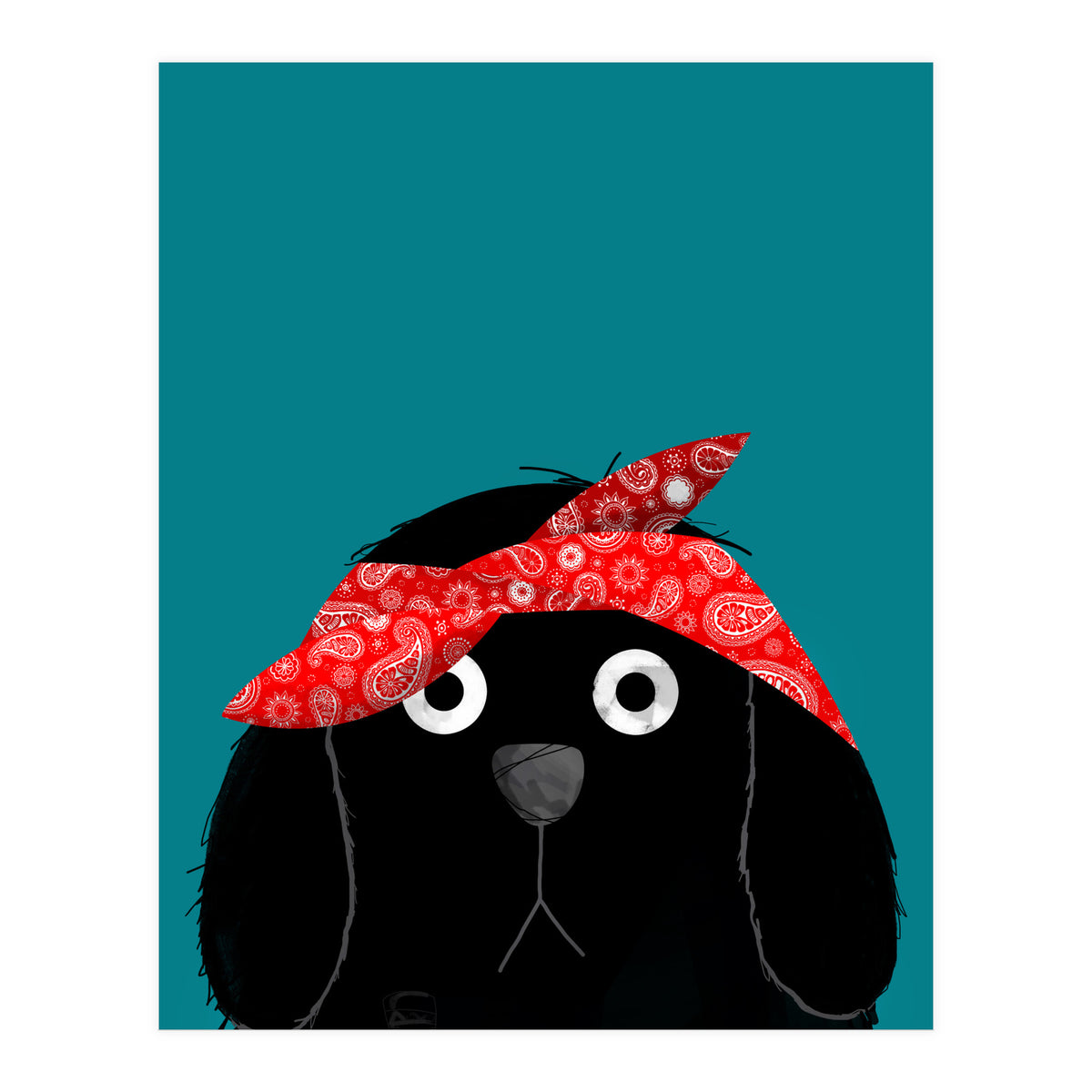 Doozal Dog Tupac (Print Only)