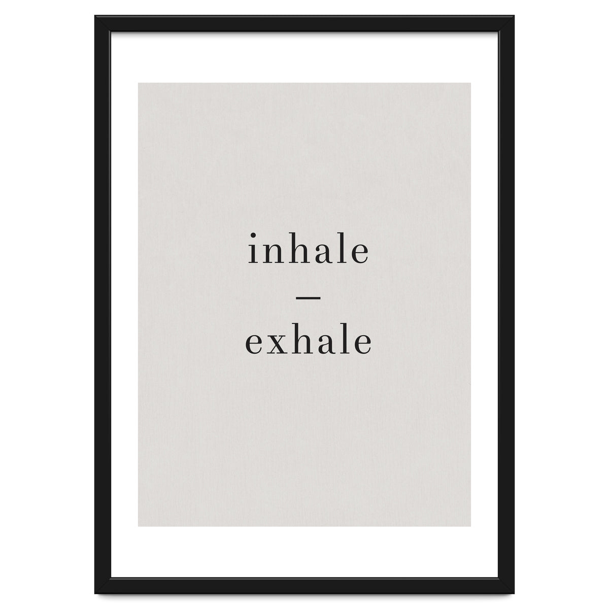 Inhale Exhale Grey Yoga