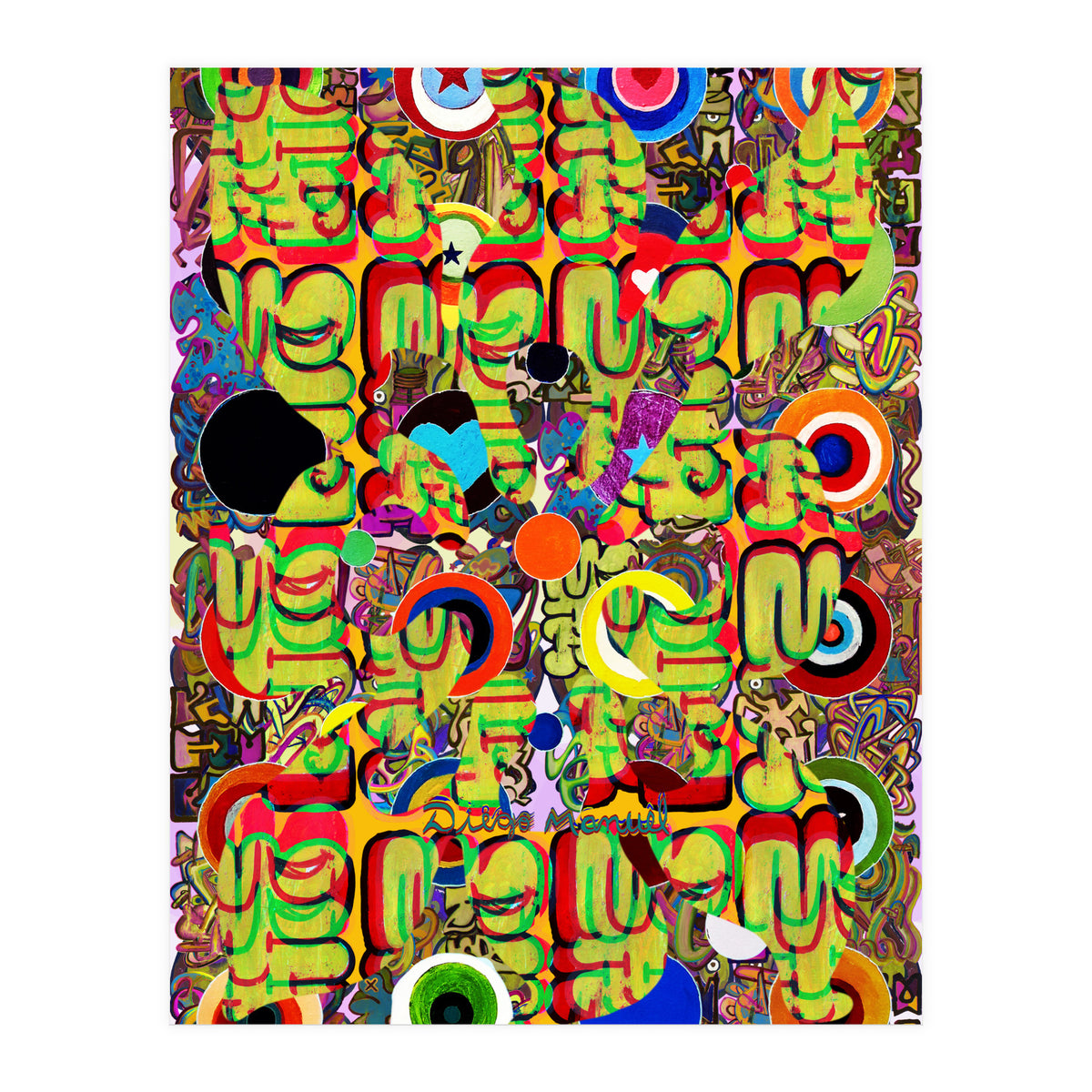 Fuego Y Graffiti 74 (Print Only)