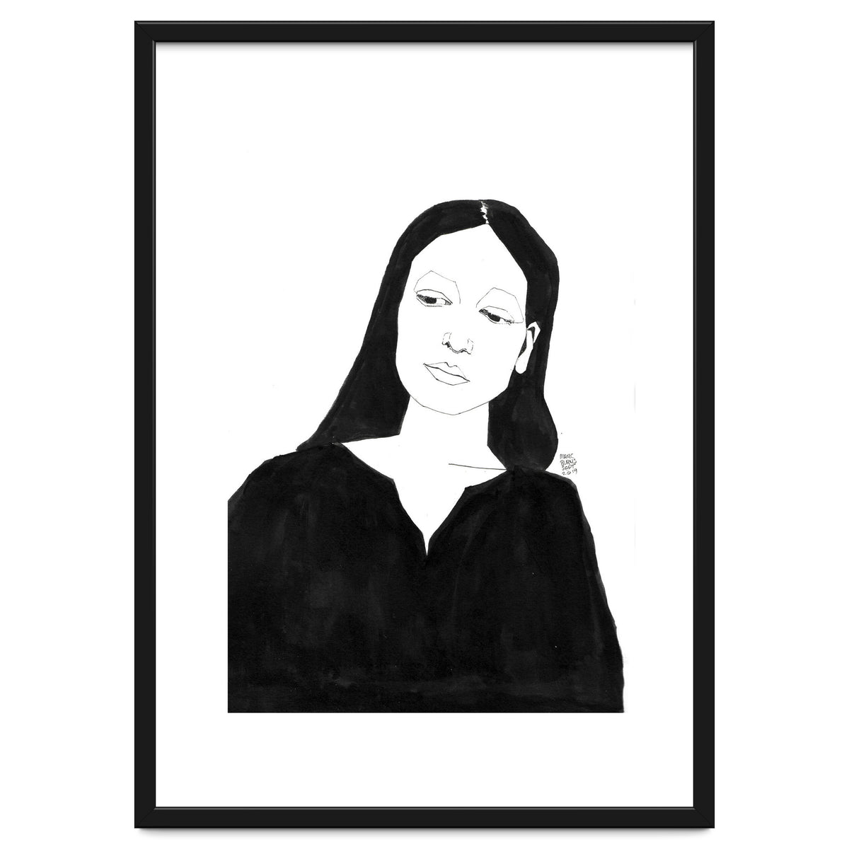 Untitled #36 - Woman in black