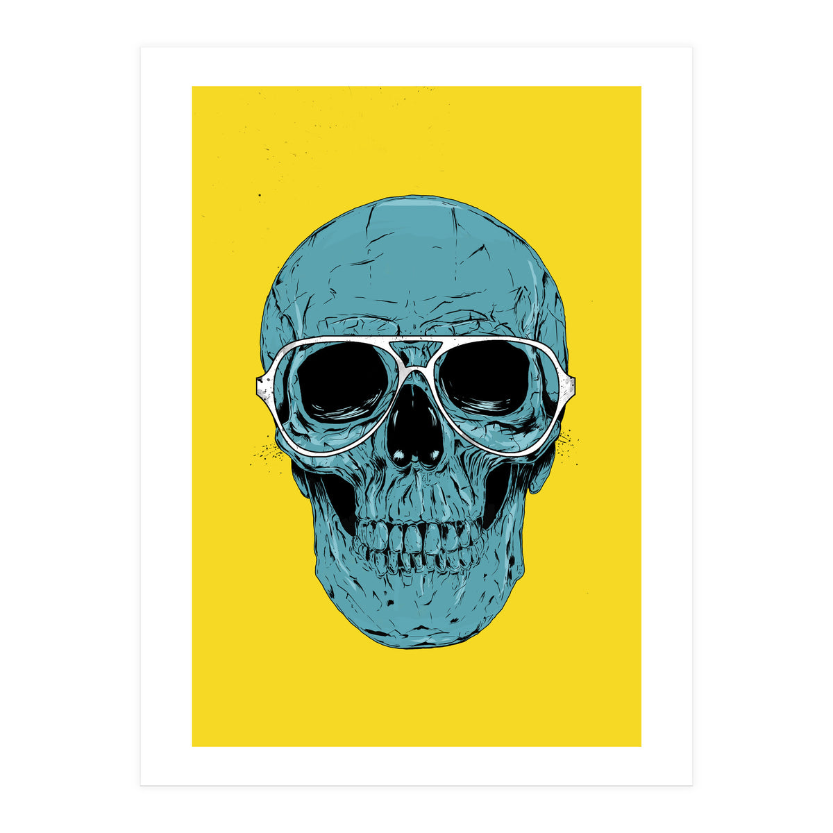 Blue Skull (Print Only)