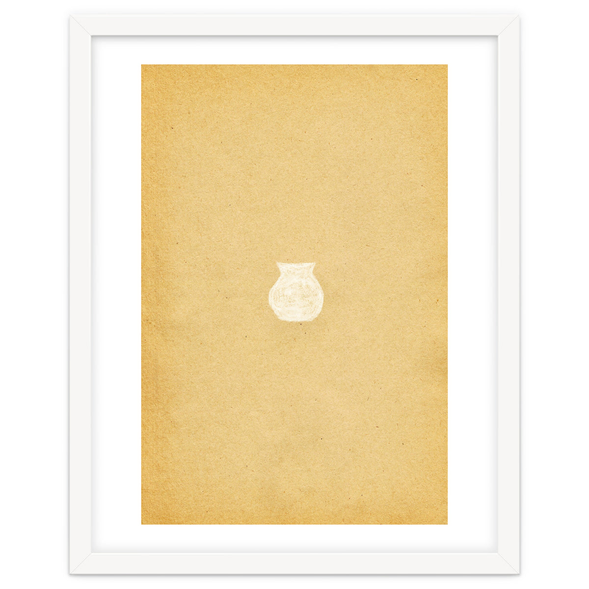 Minimal crock and retro paper