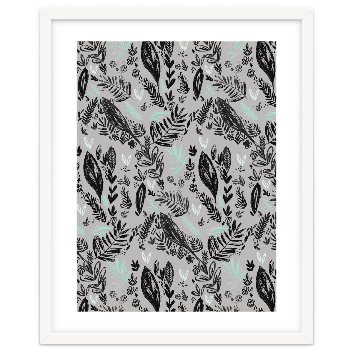 Inky Jungle Pattern