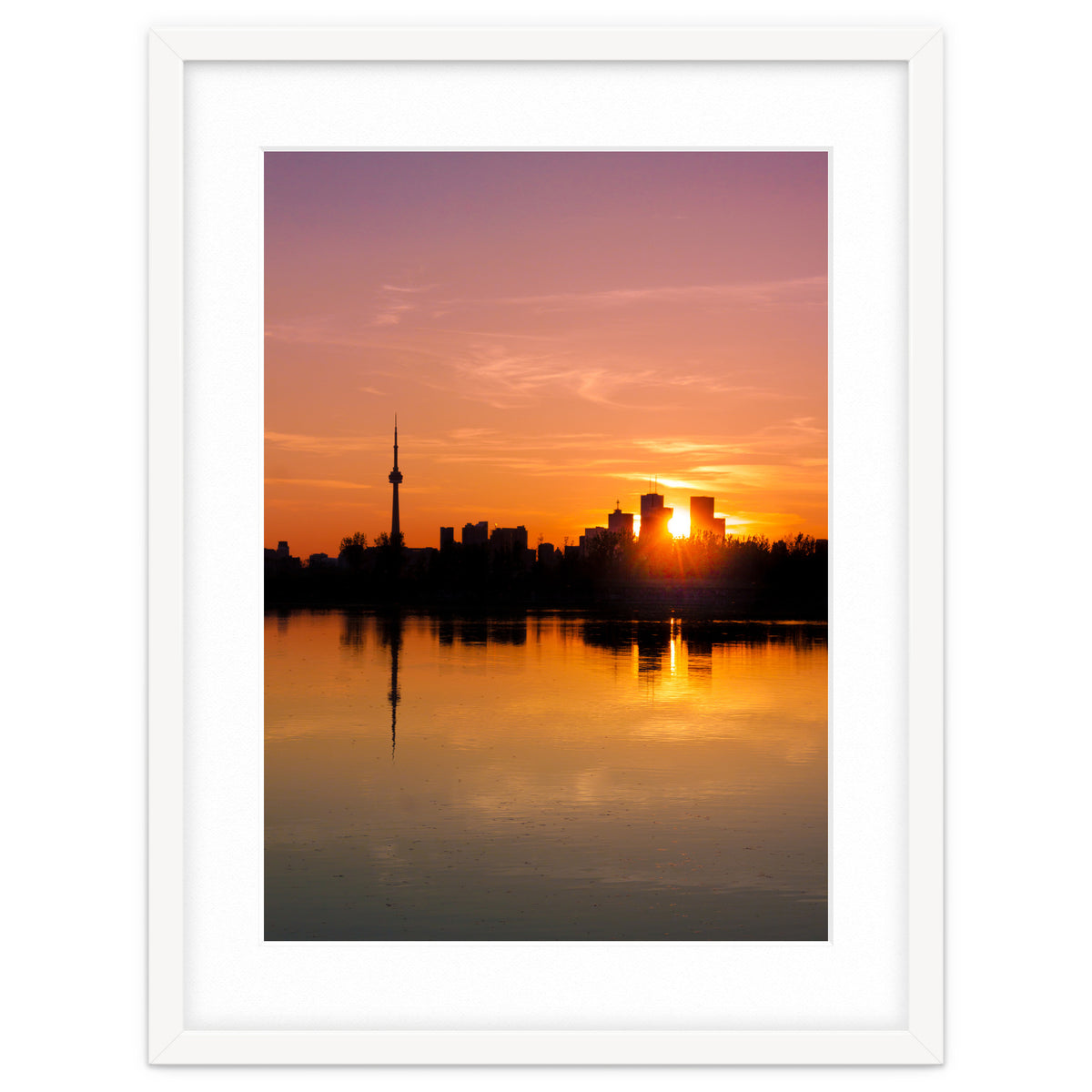 Leslie Street Spit Toronto Canada Sunset