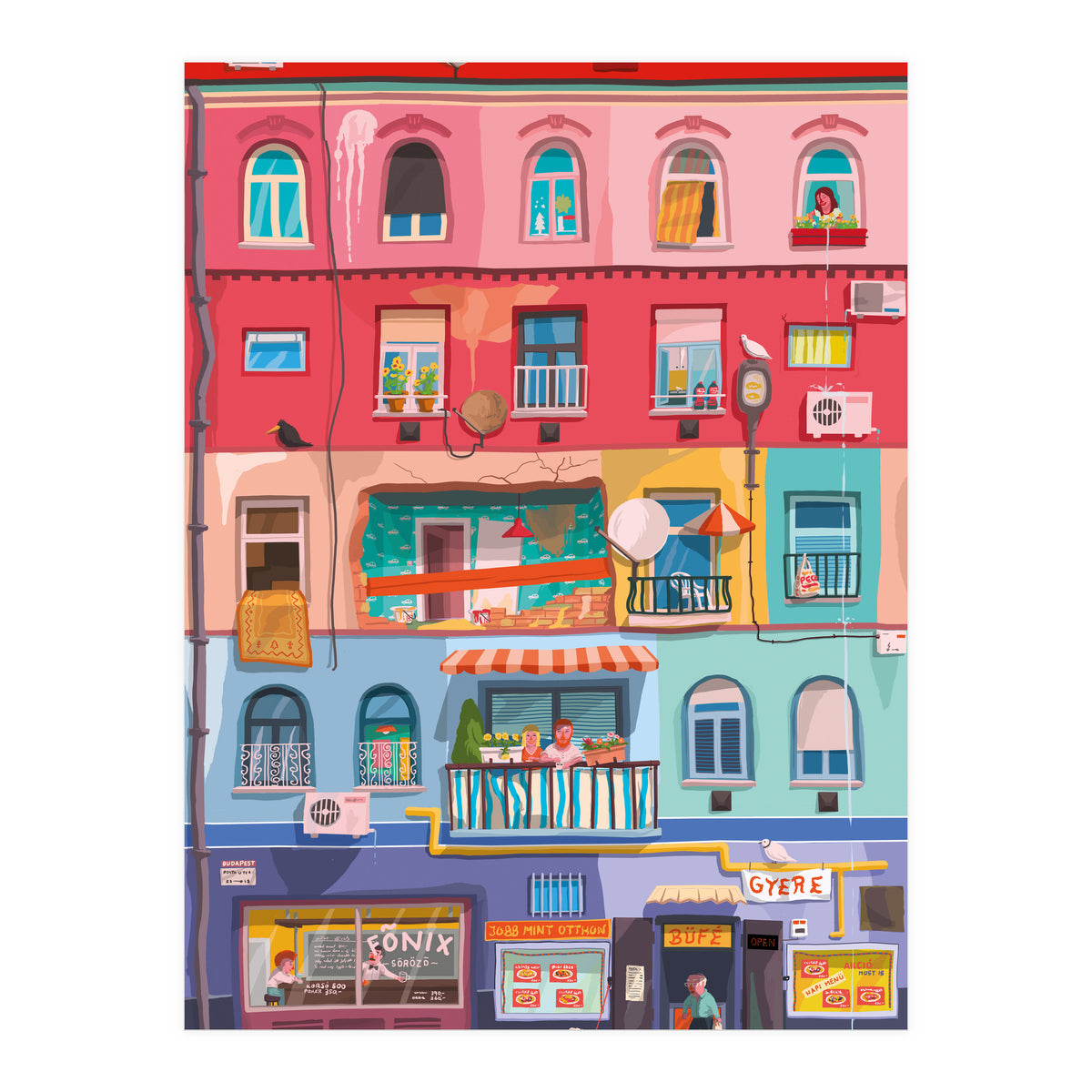 Frontage Budapest (Print Only)