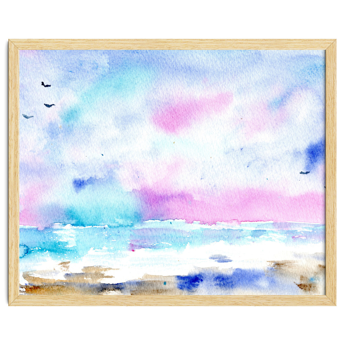 Tenderness of the sea || watercolor