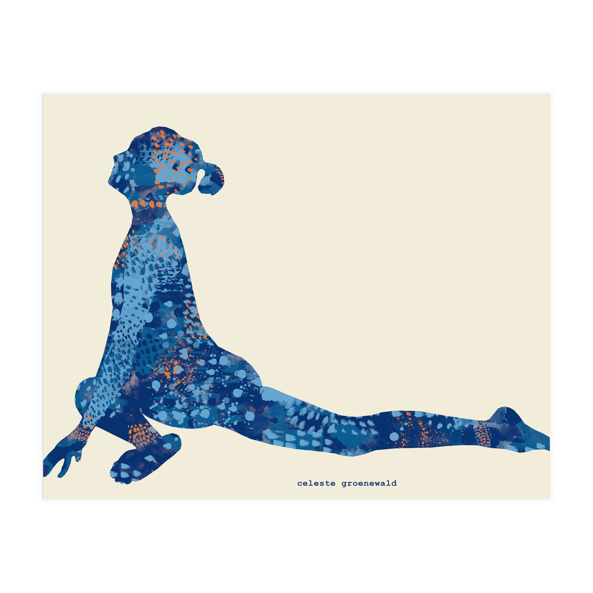 Eka Pada Rajakapotasana | Pigeon Pose (Print Only)