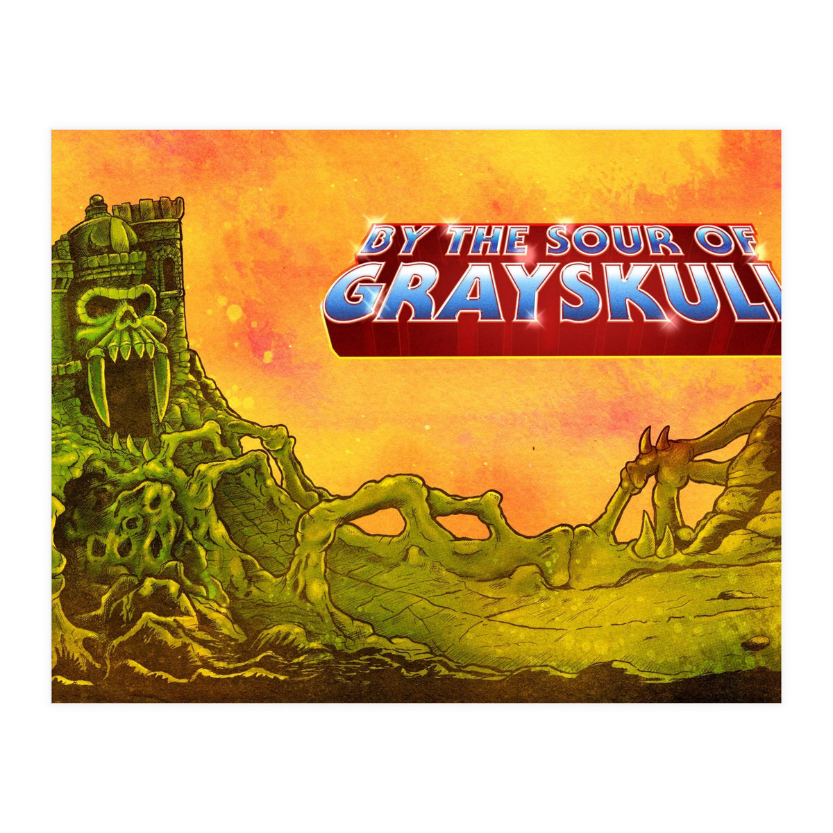 By The Sour Of Graykull - Steel City Brewery x Mega Collab - Grapefruit & Redcurrant Sour Beer (Print Only)