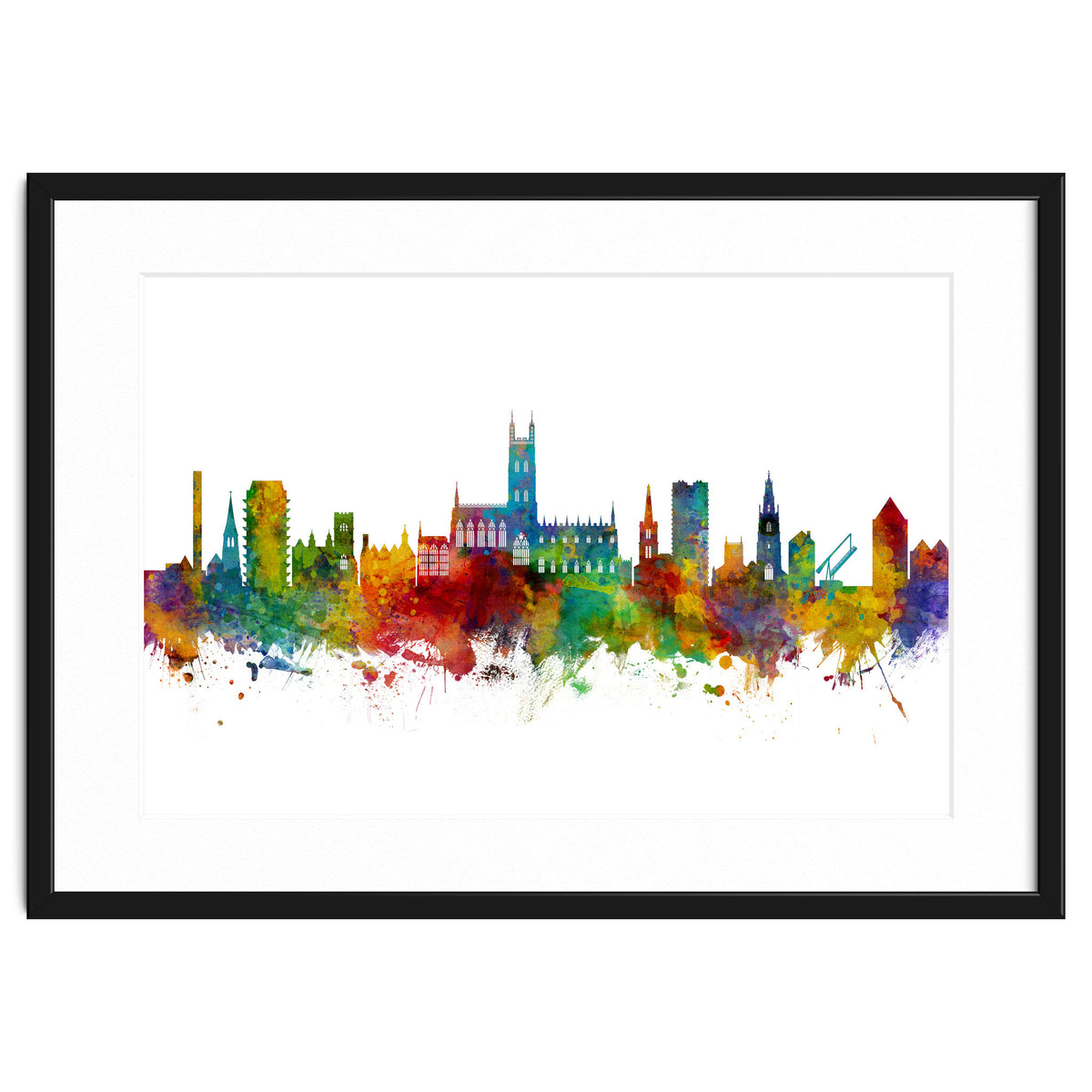 Gloucester England Skyline