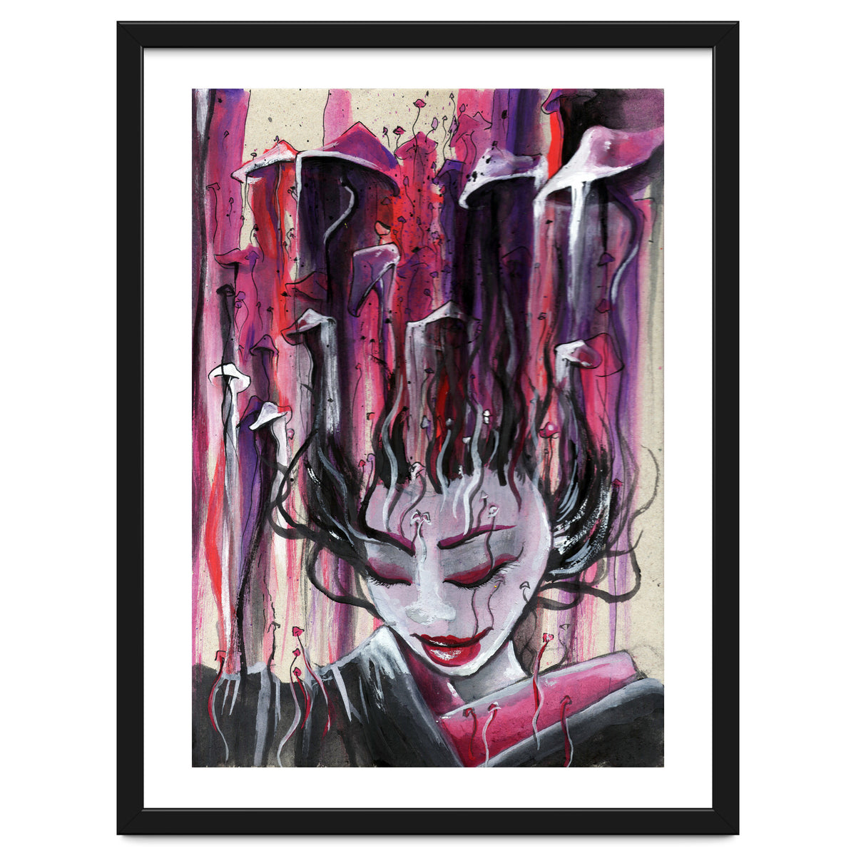 Geisha in Mushrooms: The Surrealistic Concubine