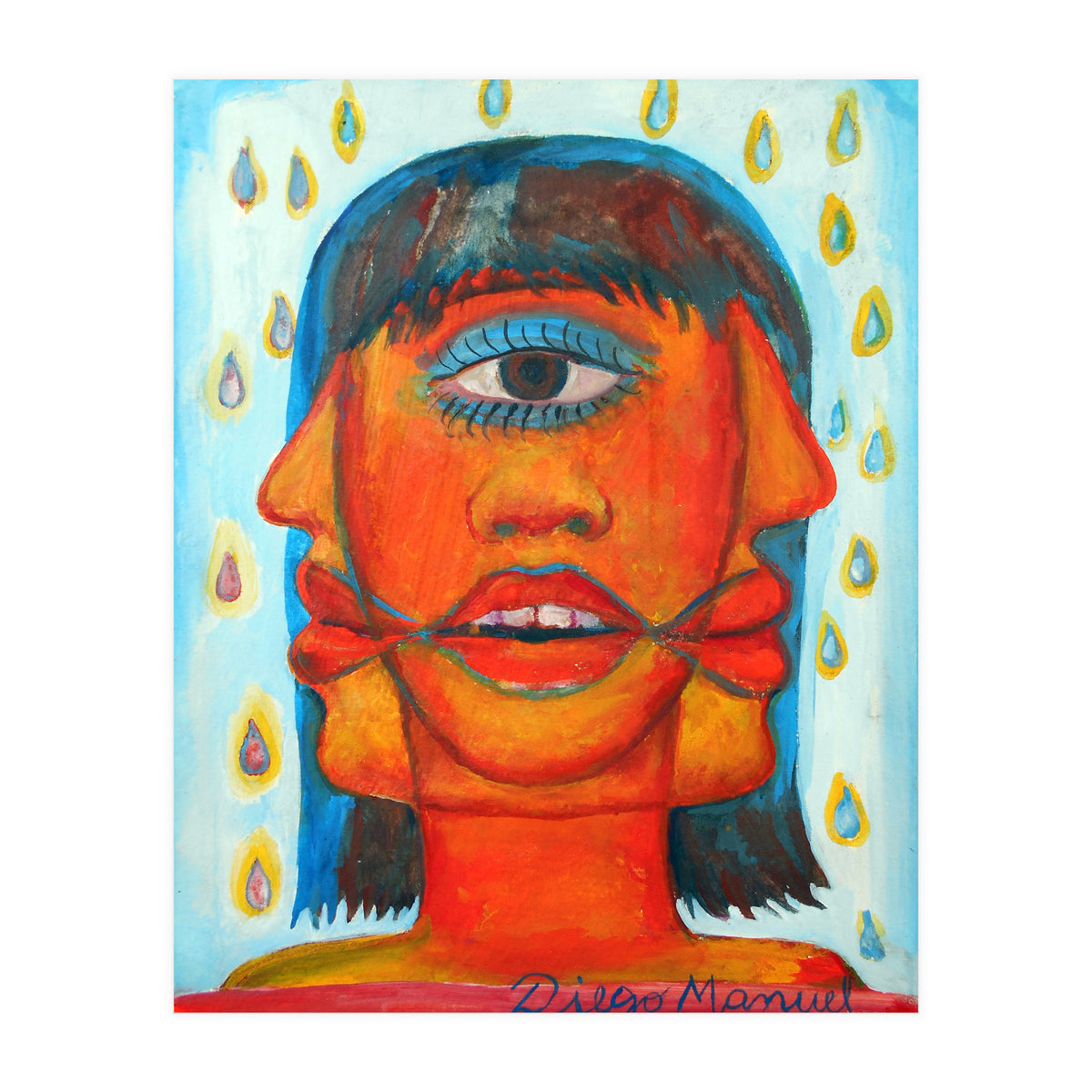 Cabeza De Mujer 4 Nueva (Print Only)