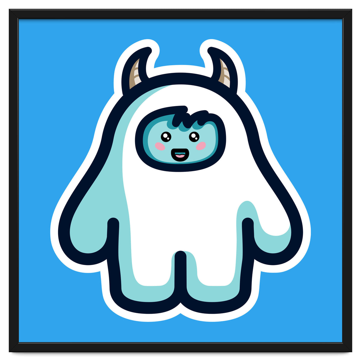 Kawaii Cute Abominable Snowman Yeti