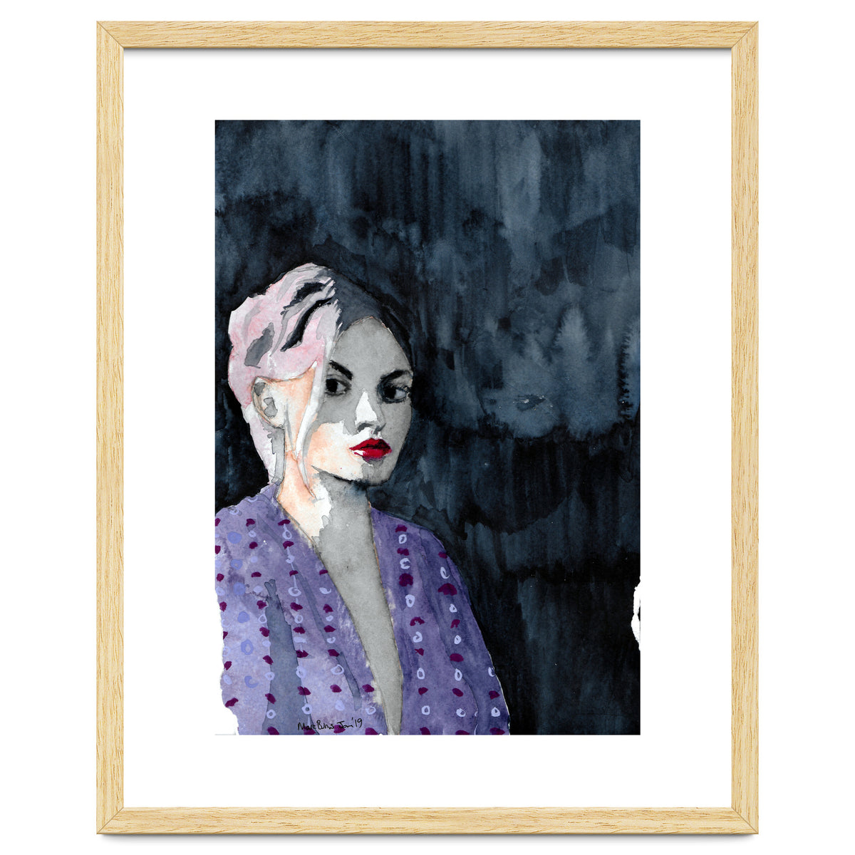 Untitled #25 - Woman in purple