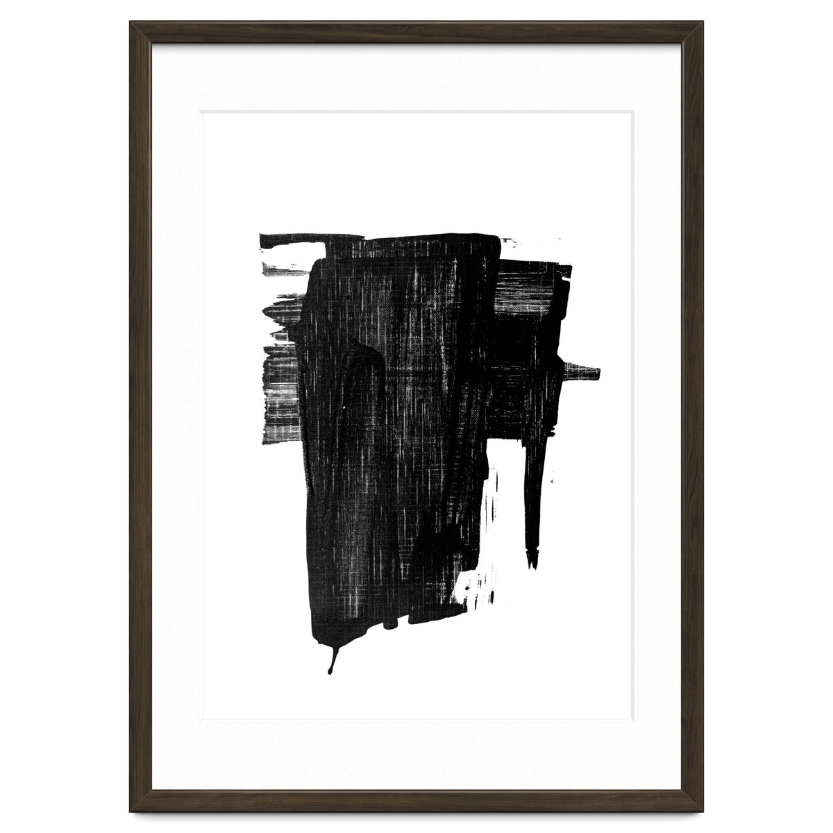 Minimalist Textured Brushstroke Art #2