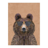 Cool Bear Wearing Sunglasses Portrait (Print Only) thumbnail