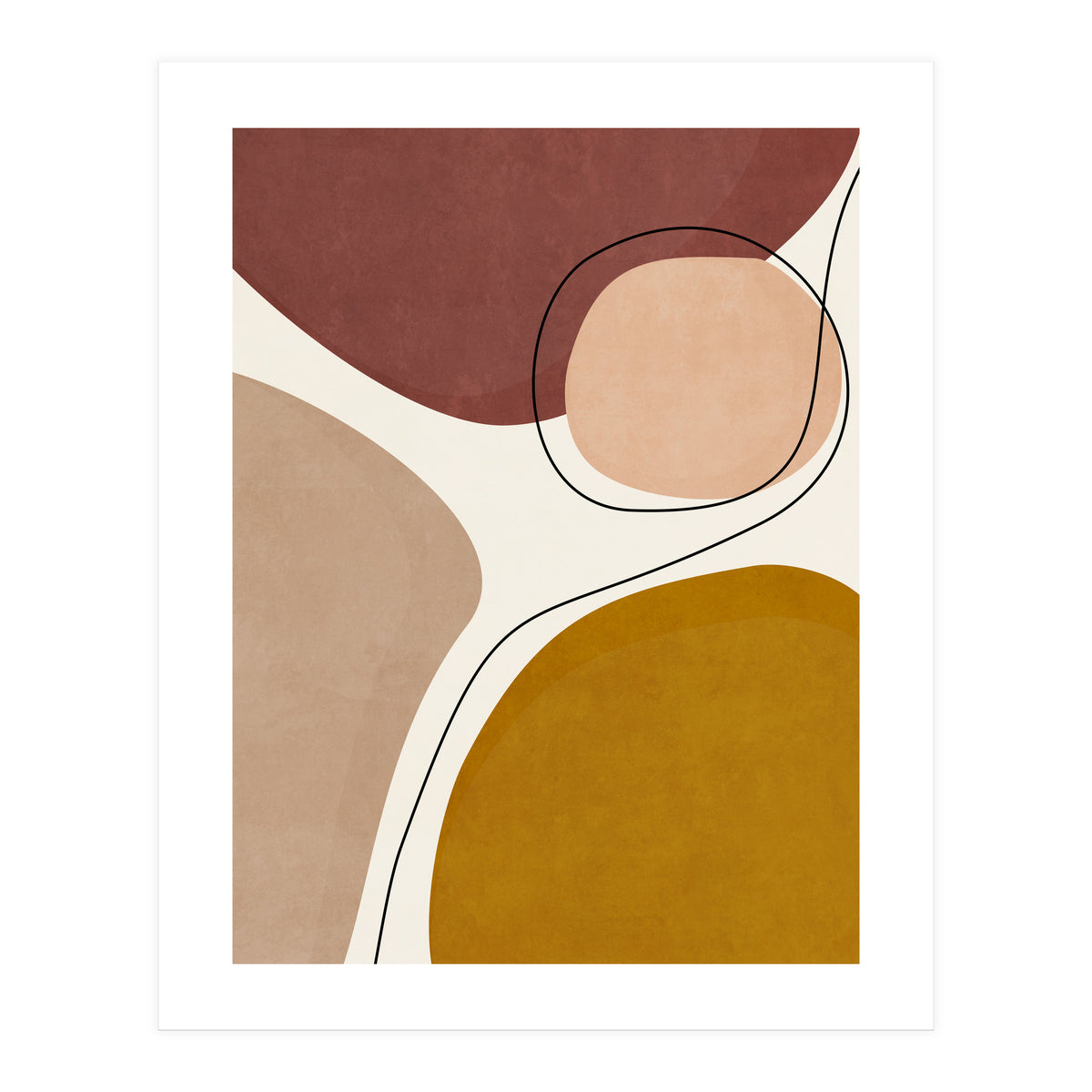 ORGANIC SHAPES - 01YR (Print Only)