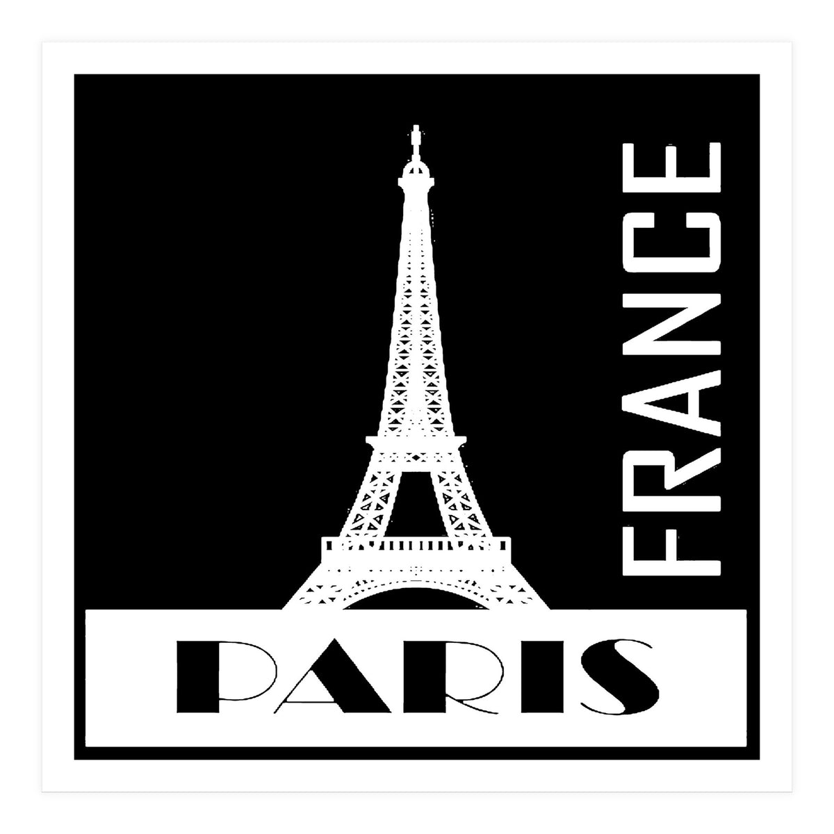 Travel Paris France Poster  (Print Only)