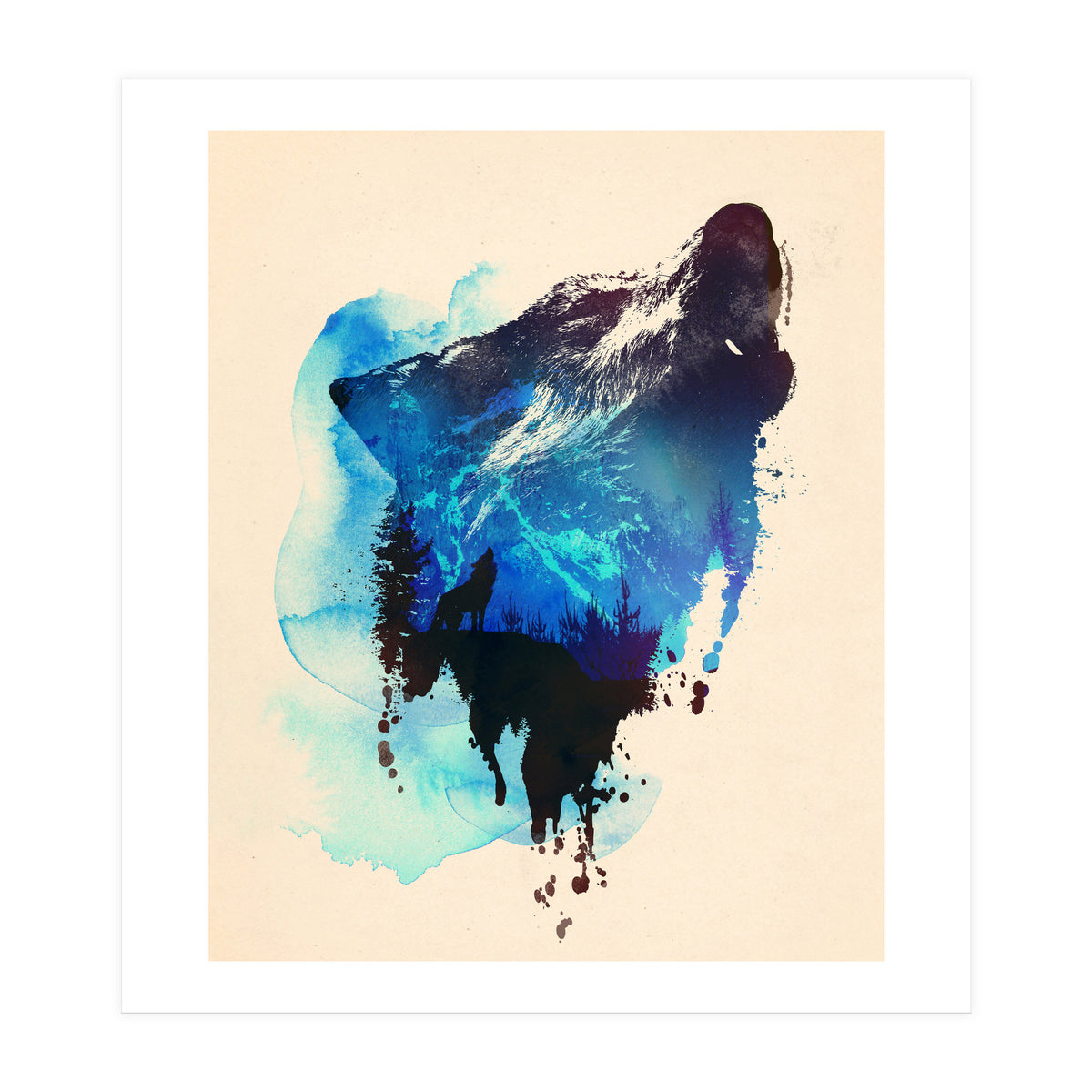 Alone As A Wolf (Print Only)