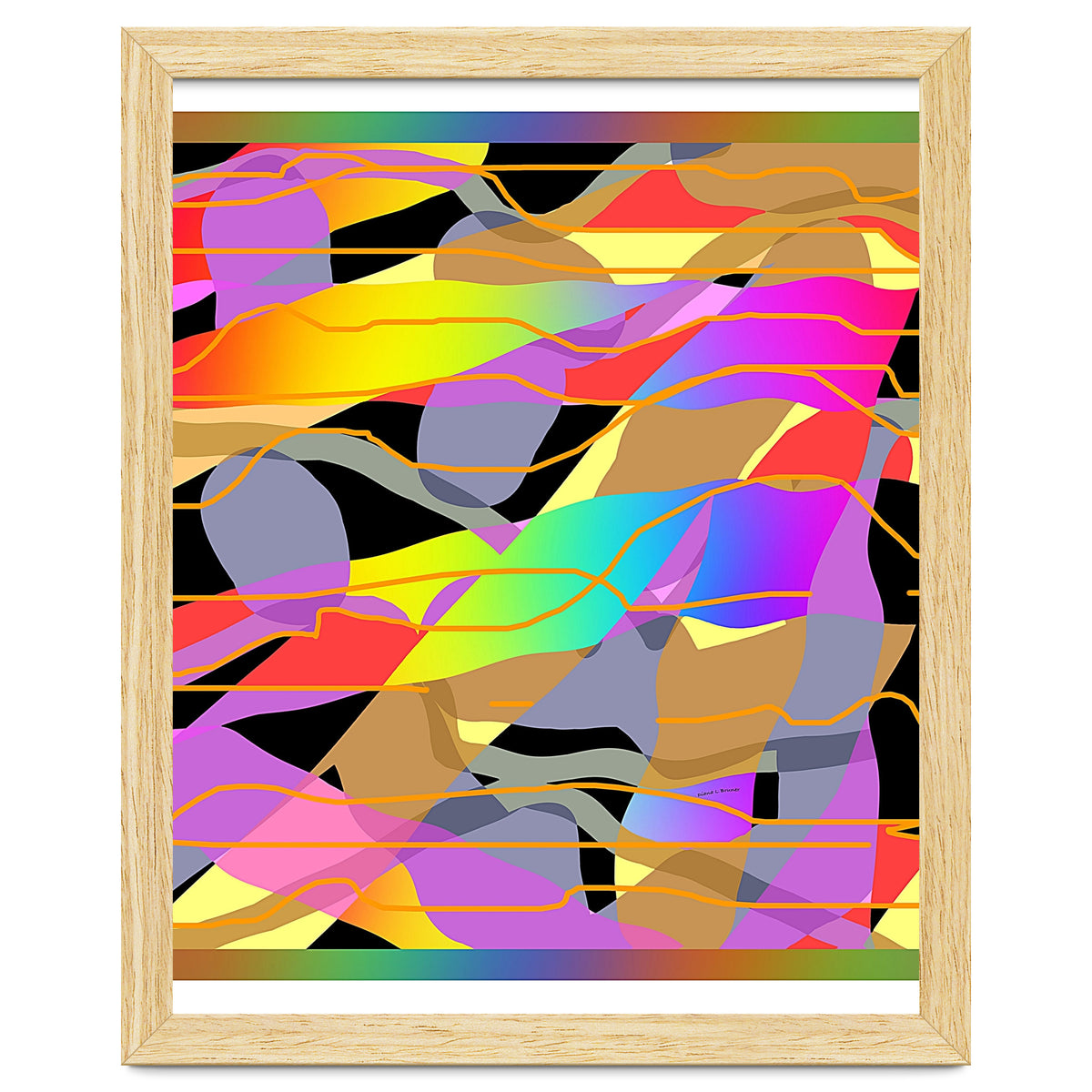 ABSTRACT COLOR BANDS