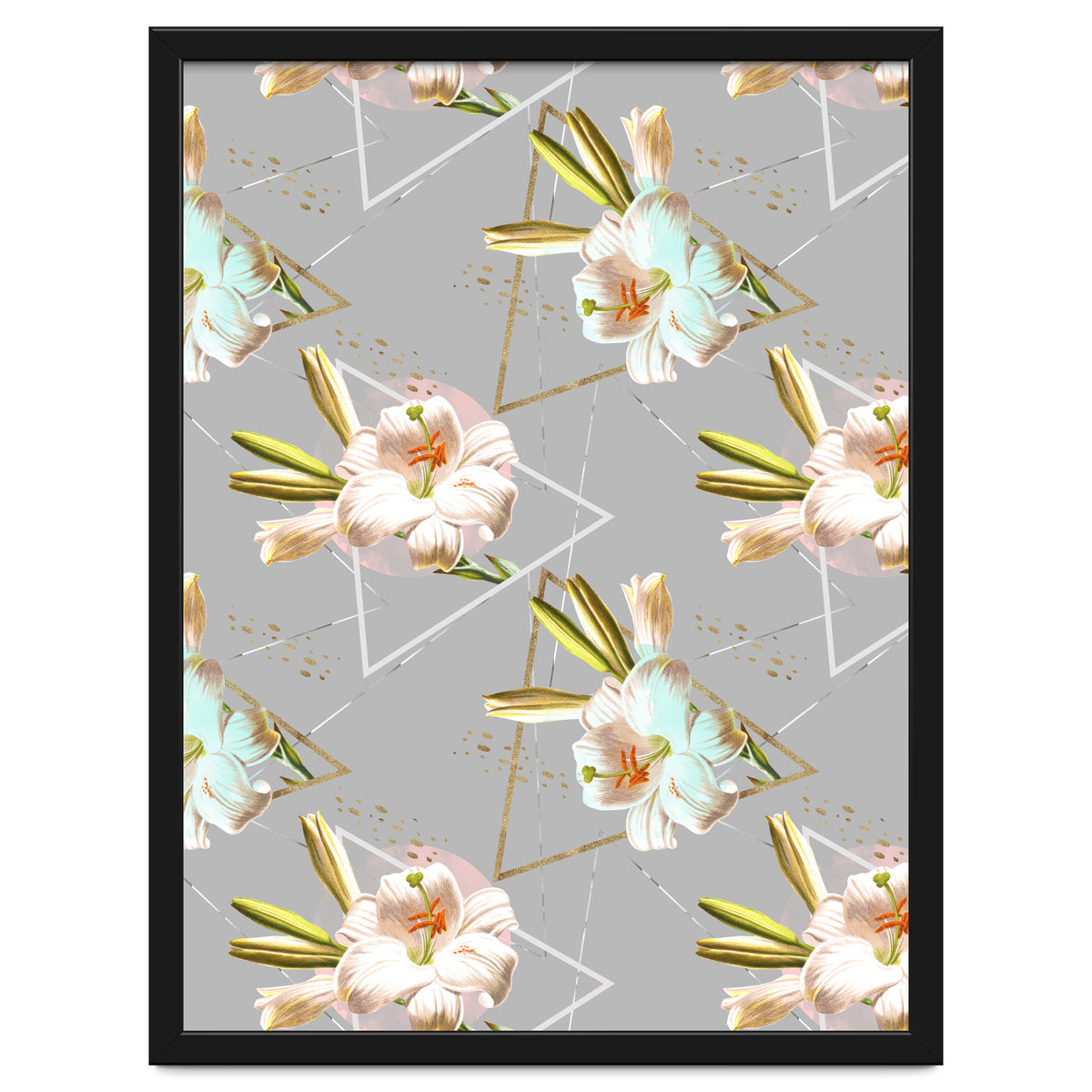 Botanical blooming with geometric 02