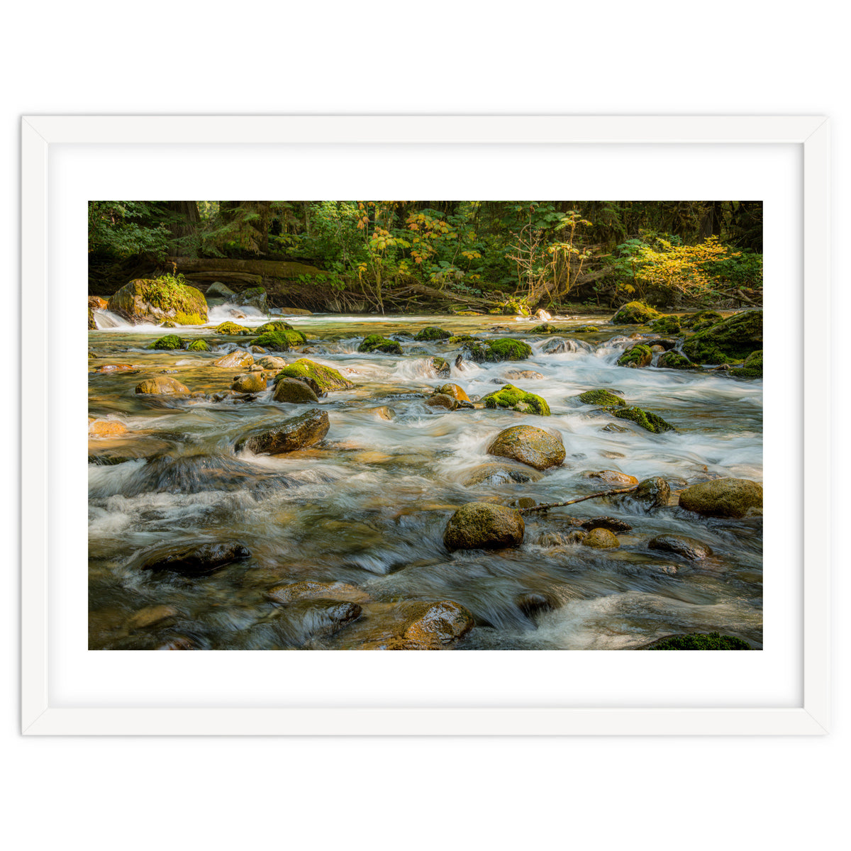 Water Flowing over Rocks
